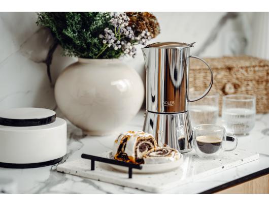 Kavinukas Adler Espresso Coffee Maker AD 4417 Stainless Steel