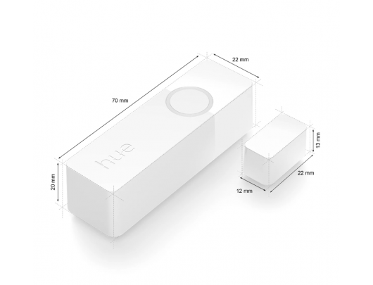 Philips Hue Contact sensor, 2vnt pack White
