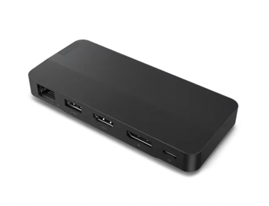 Jungčių stotelė Lenovo USB-C Dual Display Travel Dock with Adapter 40B90100EU