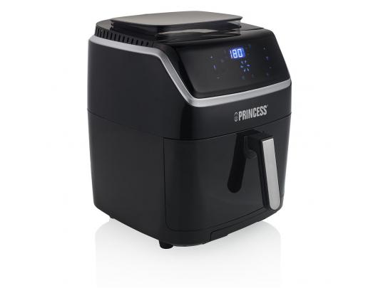 Karšto oro gruzdintuvė Princess Steam Aerofryer 182080 Power 1700 W Capacity 6.5 L Black