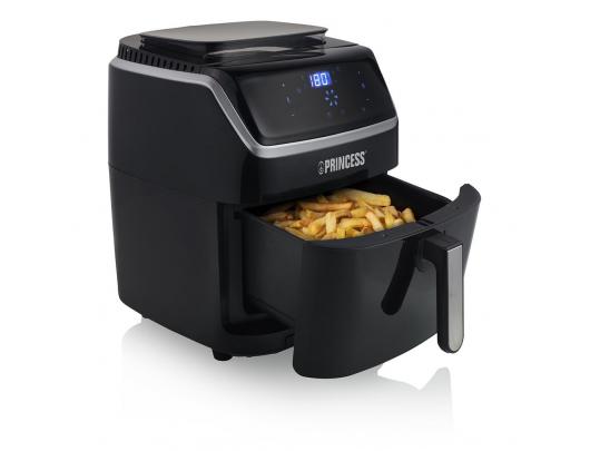 Karšto oro gruzdintuvė Princess Steam Aerofryer 182080 Power 1700 W Capacity 6.5 L Black