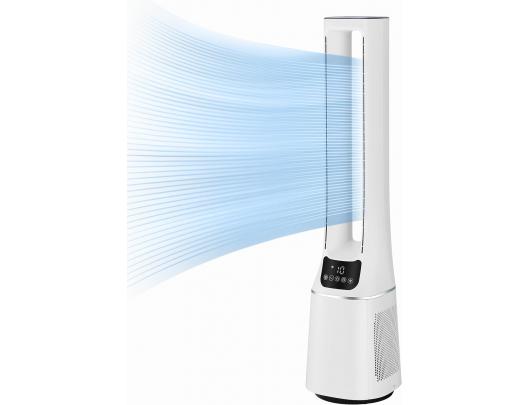 Ventiliatorius Midea Bladeless Fan with Air purifier MFP-120 Stand fan White Diameter 15 cm Number of speeds 10 Oscillation Yes Timer