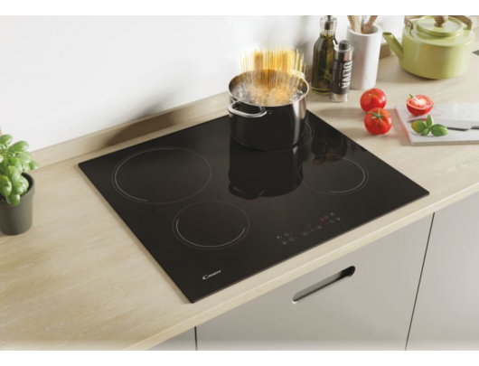 Vitrokeraminė kaitlentė Candy CH64CCB/4U2 4 zonos Juoda