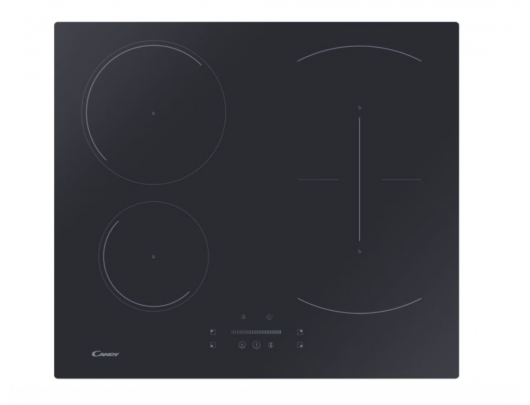 Indukcinė kaitlentė Candy Hob CTP643C/YEP Induction Number of burners/cooking zones 4 Touch Timer Black