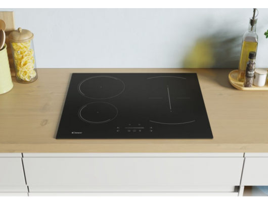 Indukcinė kaitlentė Candy Hob CTP643C/YEP Induction Number of burners/cooking zones 4 Touch Timer Black