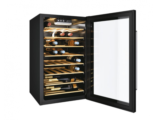 Vyno šaldytuvas Candy Wine Cooler CWC 154 EEL/NF Energy efficiency class G Free standing Bottles capacity 41 Black
