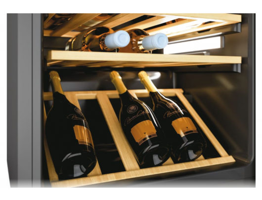Vyno šaldytuvas Candy Wine Cooler CWC 200 EELW/NF Energy efficiency class G Free standing Bottles capacity 81 Black
