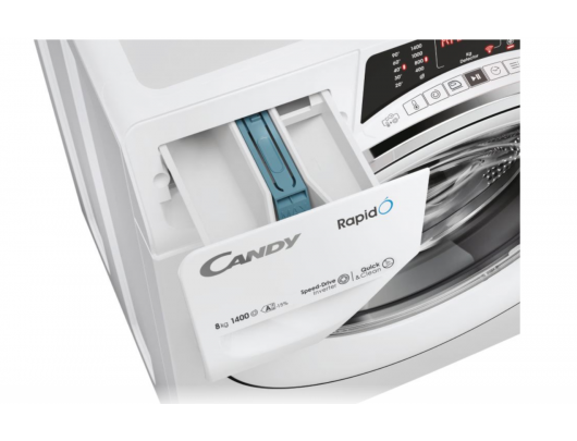 Skalbimo mašina Candy Washing Machine RO 486DWMC7/1-S Energy efficiency class A Front loading Washing capacity 8 kg 1400 RPM Depth 53 cm Width 60 cm