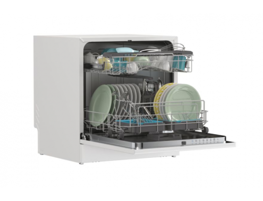 Indaplovė Candy CP 8F9FFW Dishwasher, F, Width 55 cm, 8 place settings, White