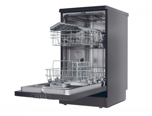 Indaplovė Candy CDPH 2L1047B Dishwasher,  Free standing, E, Width 44,8 cm, 10 place settings, Black
