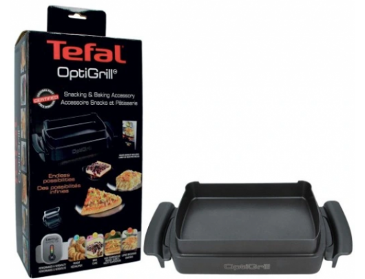 Kepimo plokštė Tefal XA725870 OptiGrill Elite Snack and baking accessory, Black TEFAL