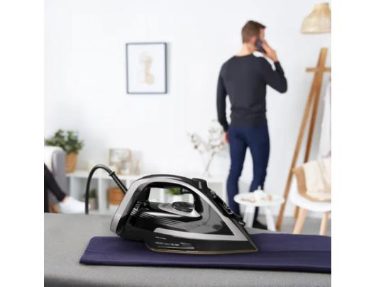 Lygintuvas TEFAL FV8062 Puregliss Steam Iron 3000 W Water tank capacity 0.27 ml Continuous steam 50 g/min Steam boost performance 280 g/min Black/Gre