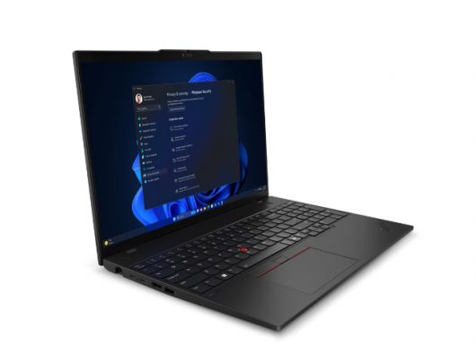 Nešiojamas kompiuteris Lenovo ThinkPad L16 Gen 1 Black 16" IPS WUXGA 1920x1200 pixels Anti-glare AMD Ryzen 7 PRO 7735U 16GB SO-DIMM DDR5 SSD 512GB AM