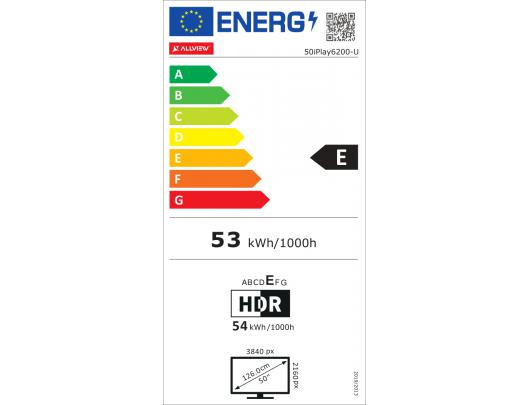Televizorius Allview 50iPlay6200-U 50" (126cm) 4K UHD Smart
