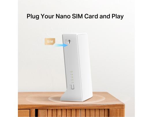 Maršrutizatorius Mercusys MB130-4G AC1200 Wi-Fi 4G LTE Router, Build-In 150Mbps 4G LTE Modem