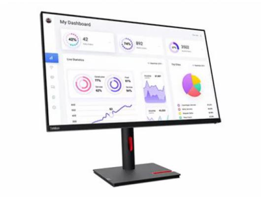 Monitorius Lenovo Lenovo ThinkVision T32p-30 31.5 in IPS 4K 3840x2160 350 cd/m² HDMI, DisplayPort, USB-C Height, pivot (rotation), swivel, tilt
