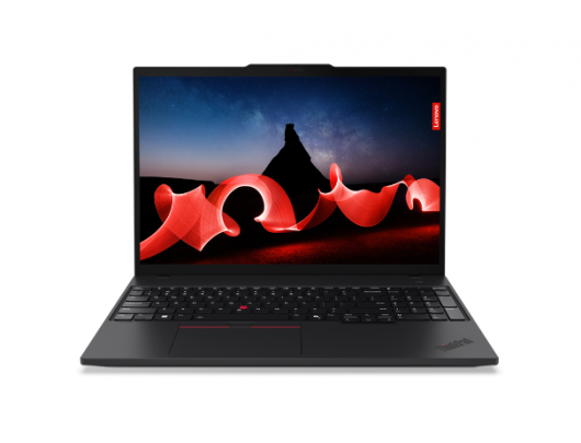 Nešiojamas kompiuteris Lenovo ThinkPad T16 Gen 3 Black 16" IPS WUXGA 1920x1200 pixels Anti-glare Intel Core U7 155U 16GB SO-DIMM DDR5 SSD 512GB Intel