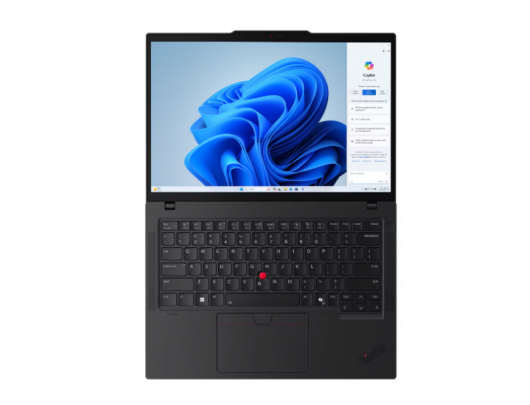 Nešiojamas kompiuteris Lenovo ThinkPad T14 Gen 5 Black 14" IPS WUXGA 1920x1200 pixels Anti-glare Intel Core U7 155U 16GB SO-DIMM DDR5 SSD 512GB Intel