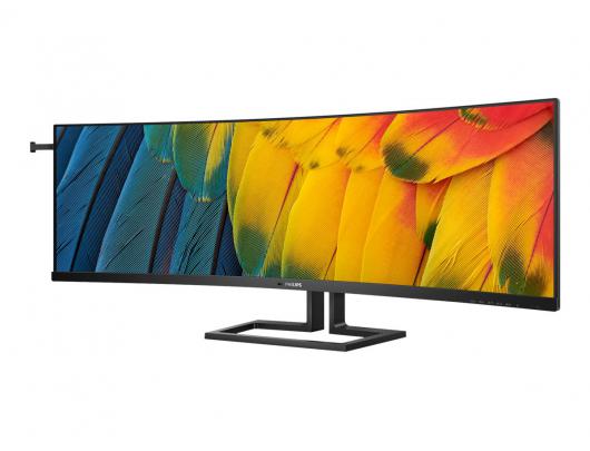 Monitorius Philips | 45B1U6900C | 45 in | VA | Dual Quad HD 5120x1440 at 75 Hz | 450 cd/m² | 2xHDMI, DisplayPort, USB-C | 100 Watt | Height, s