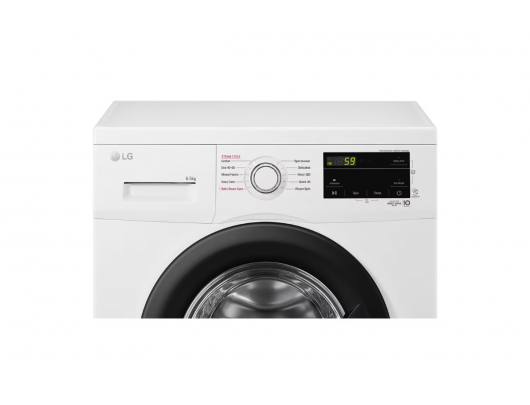 Skalbimo mašina LG Washing machine F2J3WSBWE Energy efficiency class E Front loading Washing capacity 6.5 kg 1200 RPM Depth 44 cm Width 60 cm LED Ste