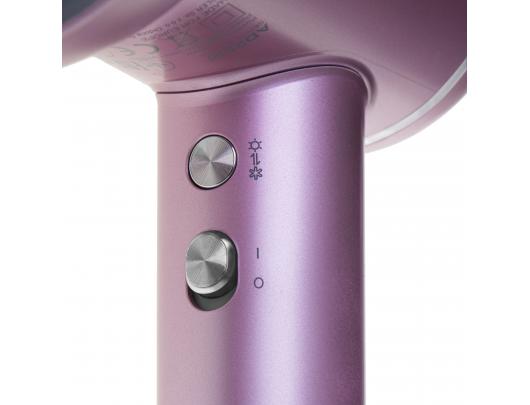 Plaukų džiovintuvas Adler Hair Dryer AD 2270p SUPERSPEED 1600 W Number of temperature settings 3 Ionic function Diffuser nozzle Purple