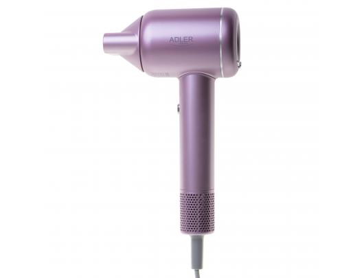 Plaukų džiovintuvas Adler Hair Dryer AD 2270p SUPERSPEED 1600 W Number of temperature settings 3 Ionic function Diffuser nozzle Purple