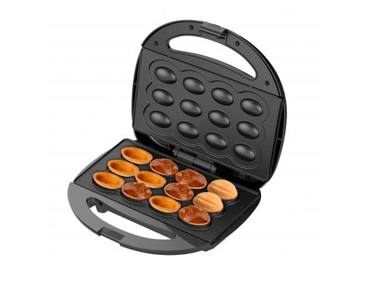 Riešutėlių keptuvė Adler Nut Cookie Maker AD 3071 750 W Number of pastry 12 Nuts Black