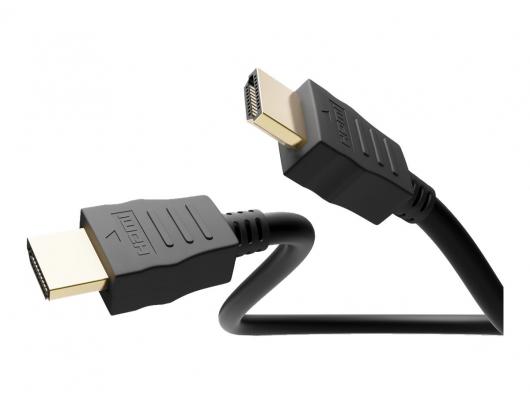 Kabelis Goobay Male | 19 pin HDMI Type A | Male | 19 pin HDMI Type A | 3 m | Black