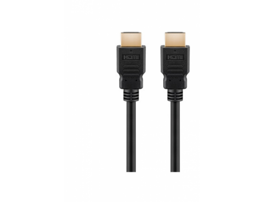 HDMI kabelis Goobay Male 3 m juodas