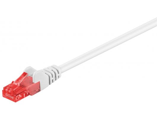 Tinklo kabelis Goobay RJ-45 3 m baltas CAT 6