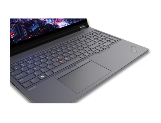 Nešiojamas kompiuteris Lenovo ThinkPad P16 Gen 2 Storm Grey 16" IPS WQXGA 2560x1600 pixels Anti-glare Intel Core i7 i7-14700HX 32GB SO-DIMM DDR5 SSD