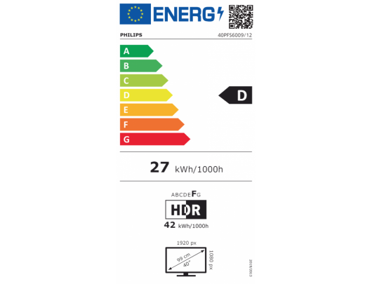 Televizorius Philips 40PFS6009/12 40" (99cm) LED Full HD Smart TV