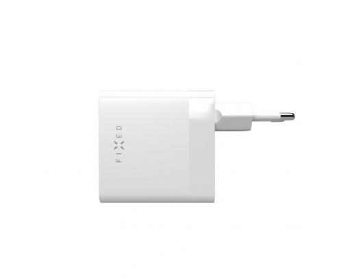 Įkroviklis Fixed Dual USB-C Mains Charger, PD support, 65W