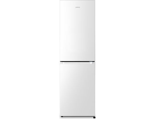 Šaldytuvas Gorenje NRK418ECW4 Refrigerator, E, Free standing, Bottom freezer, Height 182 cm, Net Fridge 171 L, Net Freezer 85 L, White
