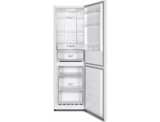 Šaldytuvas Gorenje N619EAW4 Refrigerator, E, Free standing, Bottom freezer, Height 186 cm, Net capacity 207 L, Net Freezer 97 L, White