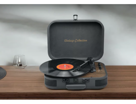Bluetooth kolonėlė Muse Turntable Stereo System | MT-207 DGB | 2x5 W | Bluetooth | Black/Brown