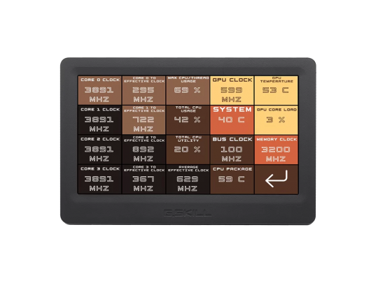 G.Skill Widget Dashboard 7'' Touch Panel | GD-A7PCCSK-WGD