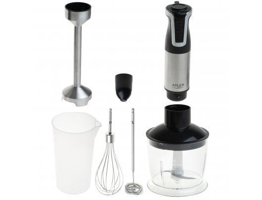 Trintuvas (blenderis) Adler | AD 4627 | Hand Blender Set | 1800 W | Number of speeds 20 | Turbo mode | Chopper | Stainless Steel/Black