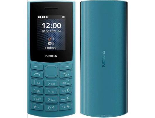 Mobilusis telefonas Nokia 105 4G (2023) (Cyan) DS 1.8" TFT LCD 120x160/48MB/128MB RAM/GSM/LTE Nokia