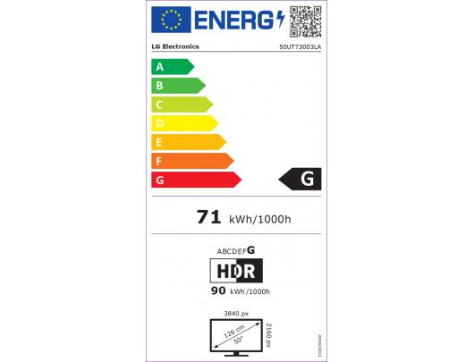Televizorius LG Smart TV | 50UT73003LA | 50" | 127 cm | 4K UHD (2160p) | webOS