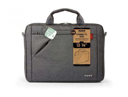 Krepšys PORT DESIGNS Sydney ECO | Fits up to size 13-14" | Laptop case | Grey | Shoulder strap