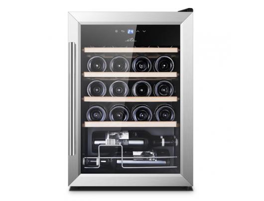 Vyno šaldytuvas ETA Wine Cooler ETA953190010GN Energy efficiency class G Free standing Bottles capacity 20 Black