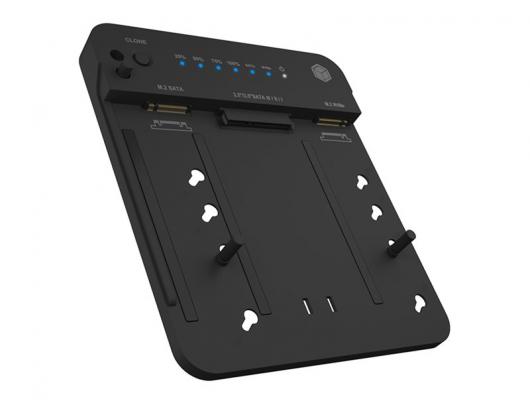 Jungčių stotelė Raidsonic HDD / SSD 2.5" / 3.5" M.2 M.2 NVMe Card / SATA 6Gb/s