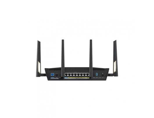 Maršrutizatorius ASUS RT-BE88U Dual-band WiFi 7 AiMesh Extendable Performance Router | ASUS RT-BE88U - wireless router - Wi-Fi 7 - desktop | 9-port sw