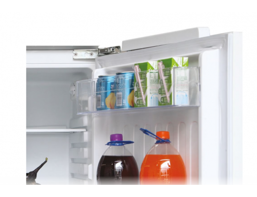 Šaldytuvas Candy CMLS68EW Refrigerator, E, Built-in, Larder, Height 82 cm, Fridge net 135 L, White