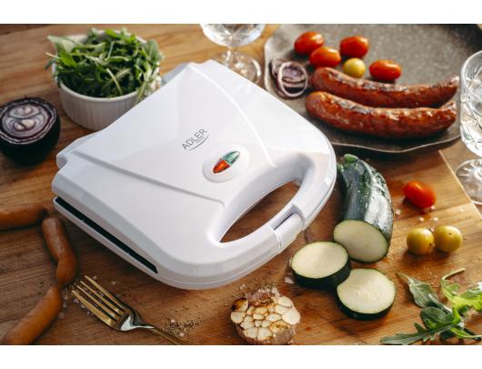 Elektrinis grilis Adler Electric Grill AD 3072 Electric Grill 1200 W White