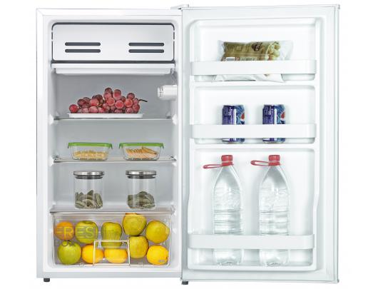Šaldytuvas Midea MDRD142FGE01 Refrigerator, E, Freestanding, Larder, Height 86 cm, Fridge net 93 L, White