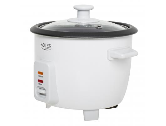 Ryžių virimo puodas Adler Rice Cooker AD 6418 300 W 0.6 L Number of programs 2 White
