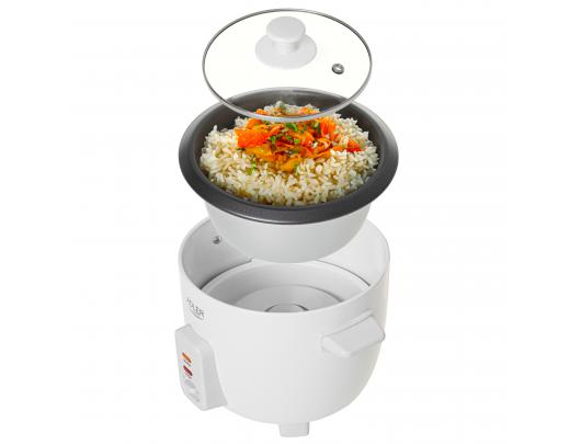 Ryžių virimo puodas Adler Rice Cooker AD 6418 300 W 0.6 L Number of programs 2 White