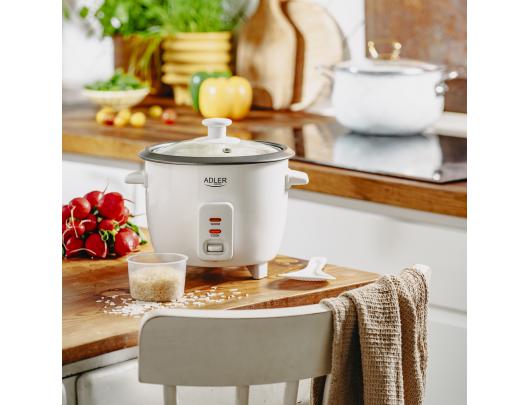 Ryžių virimo puodas Adler Rice Cooker AD 6418 300 W 0.6 L Number of programs 2 White